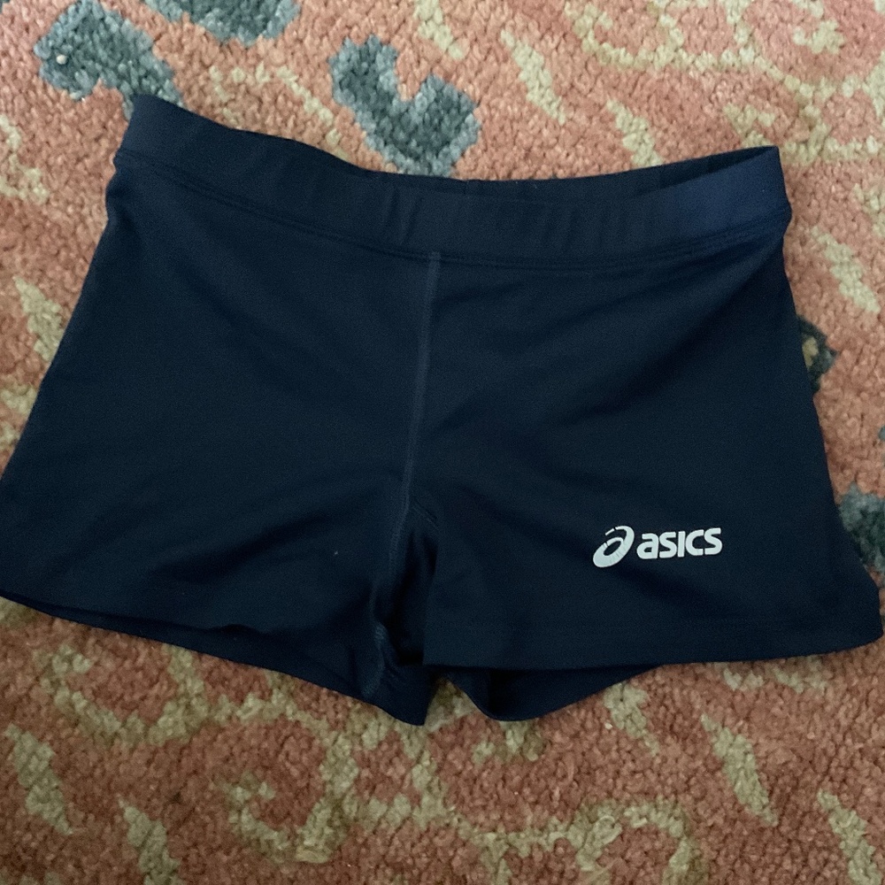 ASICS women/teen blue athletic/volleyball/training shorts size XS